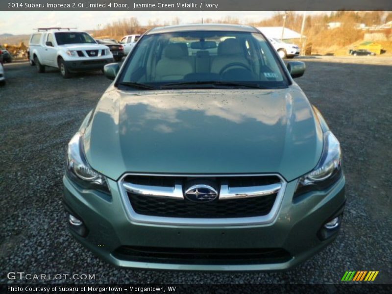 Jasmine Green Metallic / Ivory 2014 Subaru Impreza 2.0i Limited 4 Door