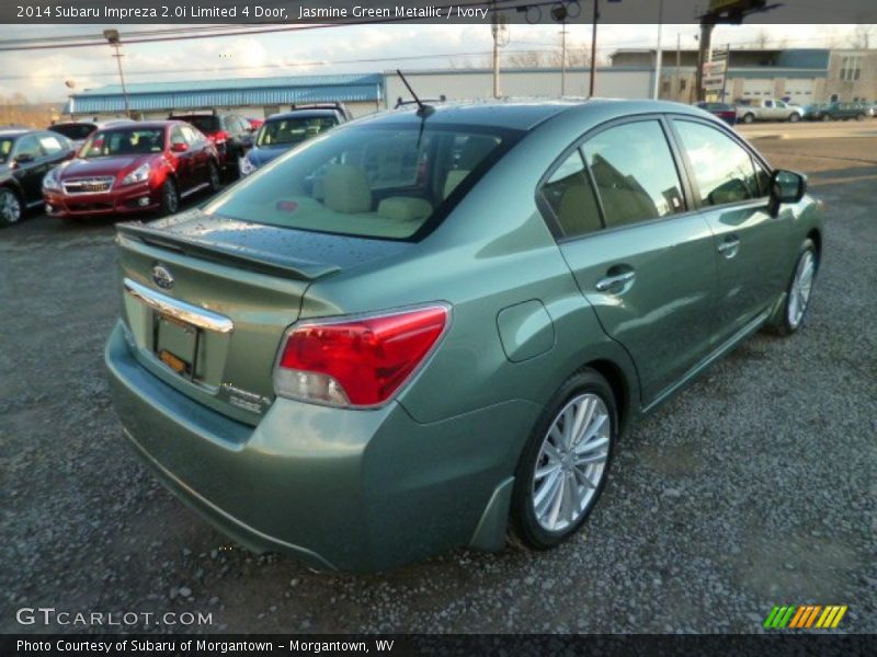 Jasmine Green Metallic / Ivory 2014 Subaru Impreza 2.0i Limited 4 Door
