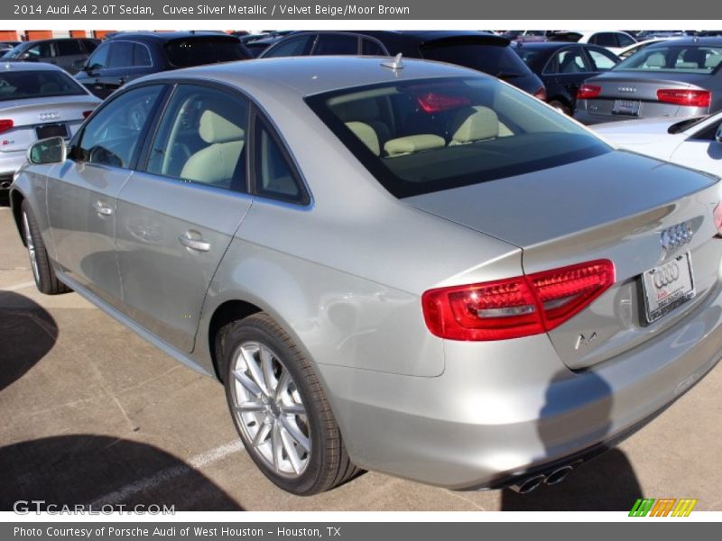 Cuvee Silver Metallic / Velvet Beige/Moor Brown 2014 Audi A4 2.0T Sedan