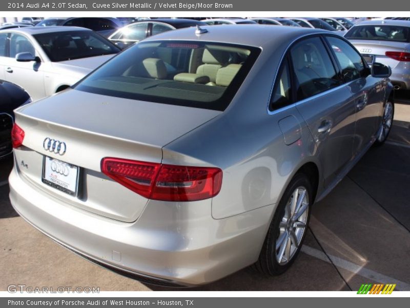 Cuvee Silver Metallic / Velvet Beige/Moor Brown 2014 Audi A4 2.0T Sedan