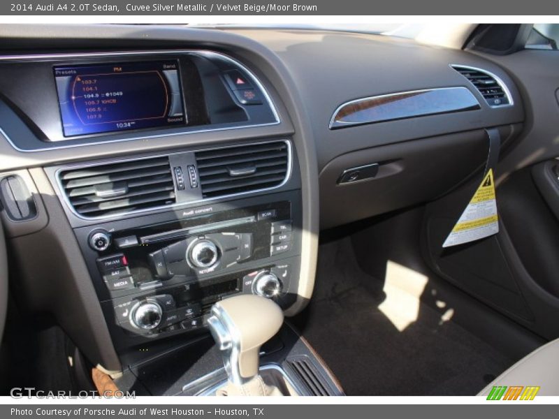 Cuvee Silver Metallic / Velvet Beige/Moor Brown 2014 Audi A4 2.0T Sedan