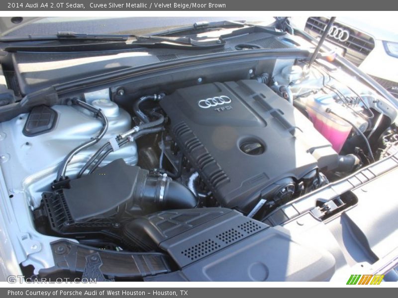 Cuvee Silver Metallic / Velvet Beige/Moor Brown 2014 Audi A4 2.0T Sedan