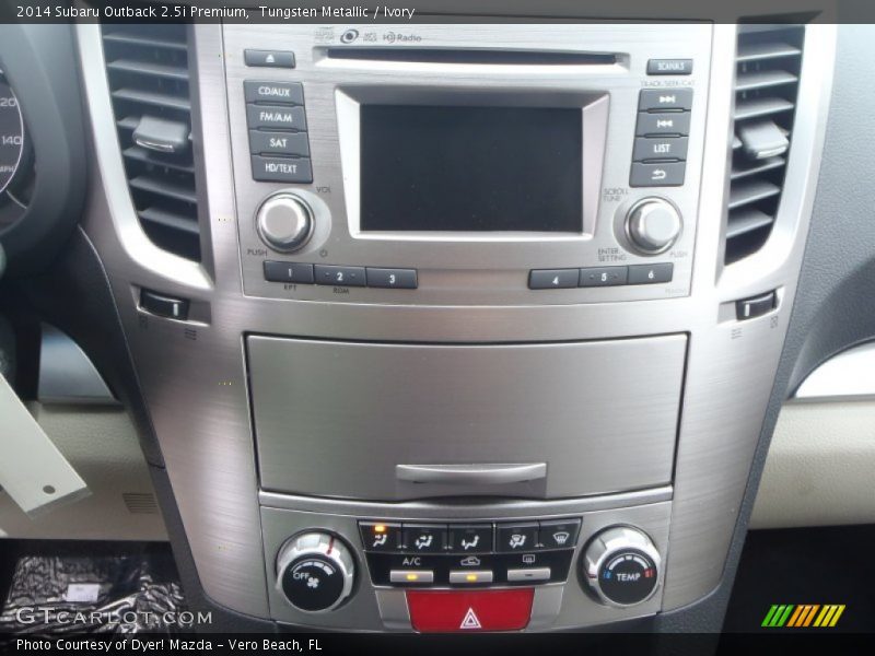 Tungsten Metallic / Ivory 2014 Subaru Outback 2.5i Premium