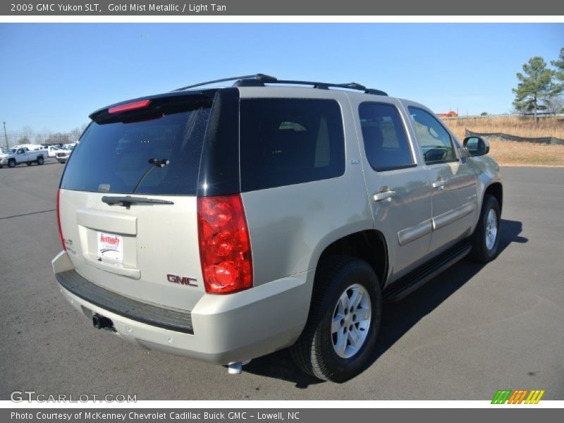 Gold Mist Metallic / Light Tan 2009 GMC Yukon SLT