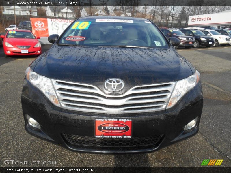 Black / Gray 2010 Toyota Venza V6 AWD