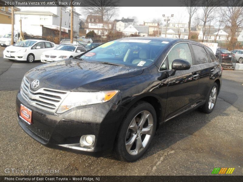 Black / Gray 2010 Toyota Venza V6 AWD