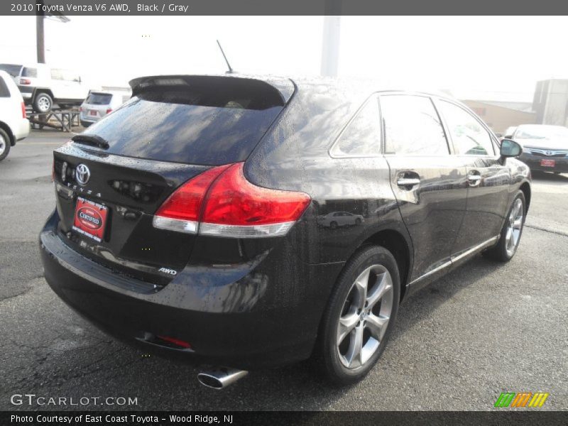 Black / Gray 2010 Toyota Venza V6 AWD