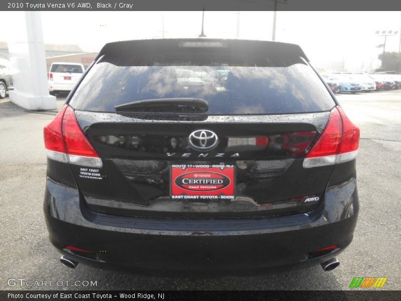Black / Gray 2010 Toyota Venza V6 AWD