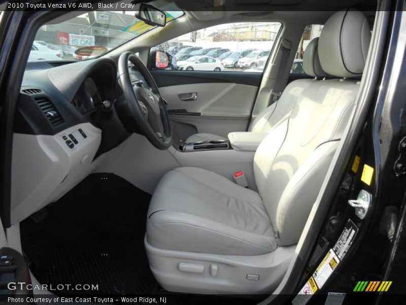 Black / Gray 2010 Toyota Venza V6 AWD