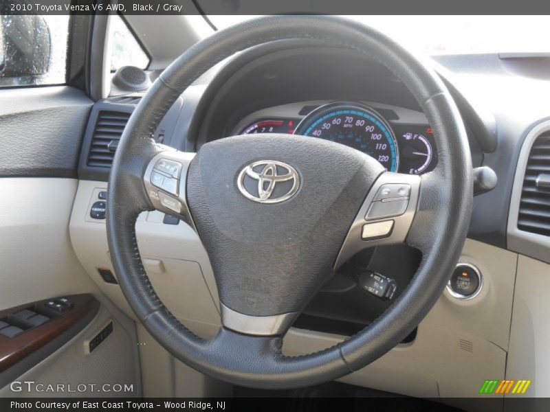 Black / Gray 2010 Toyota Venza V6 AWD