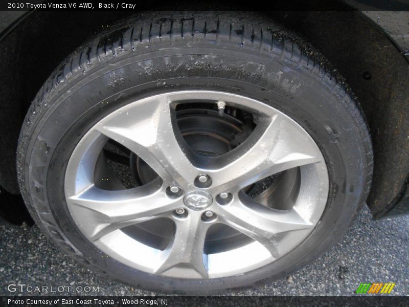 Black / Gray 2010 Toyota Venza V6 AWD