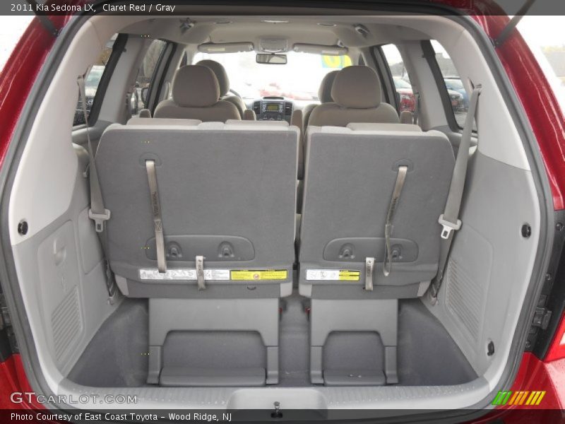 Claret Red / Gray 2011 Kia Sedona LX