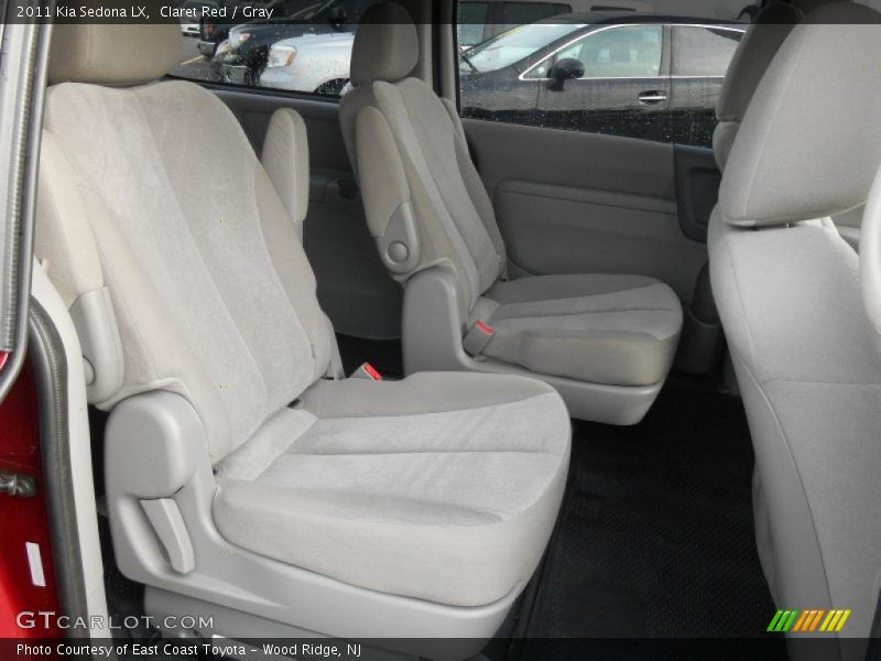 Claret Red / Gray 2011 Kia Sedona LX
