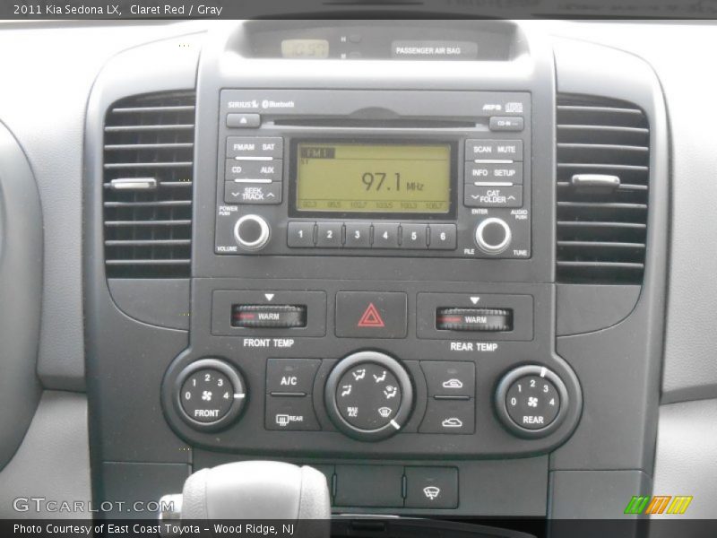 Claret Red / Gray 2011 Kia Sedona LX