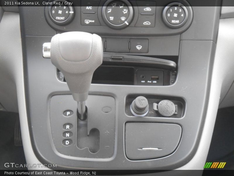 Claret Red / Gray 2011 Kia Sedona LX