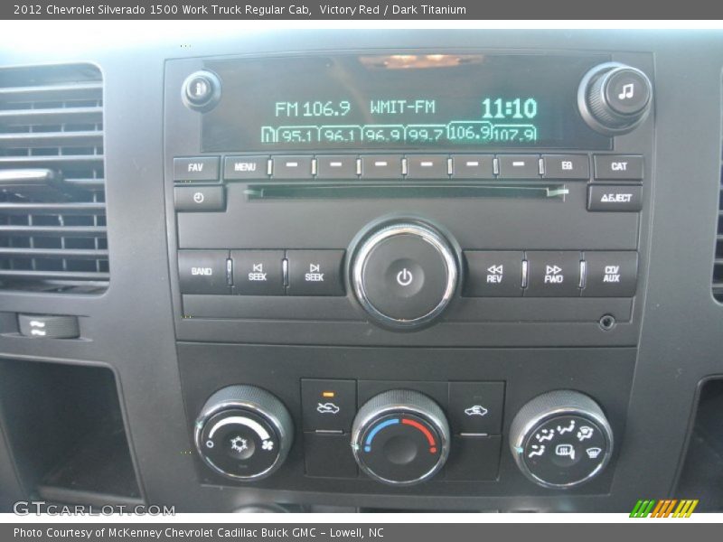 Victory Red / Dark Titanium 2012 Chevrolet Silverado 1500 Work Truck Regular Cab