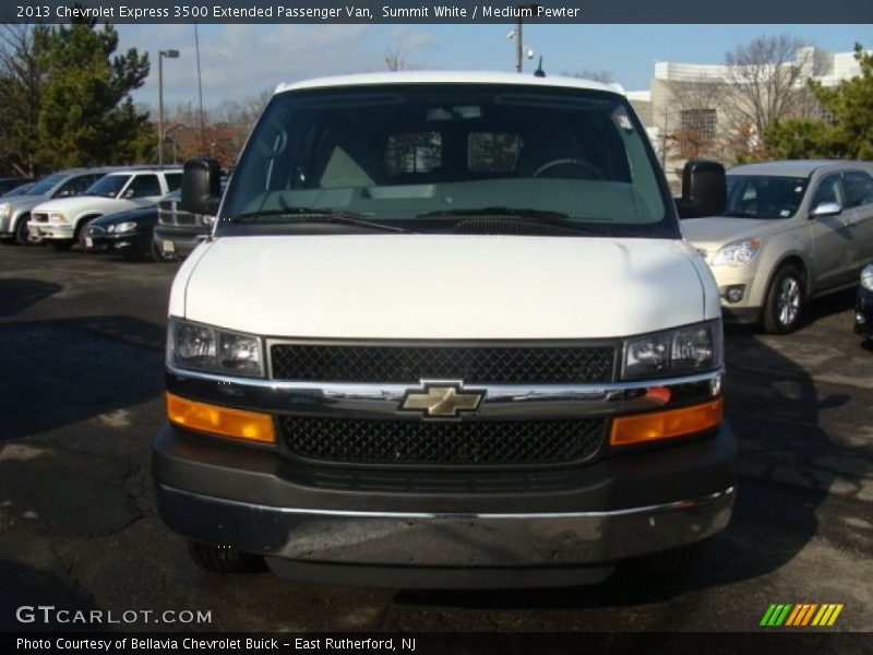 Summit White / Medium Pewter 2013 Chevrolet Express 3500 Extended Passenger Van