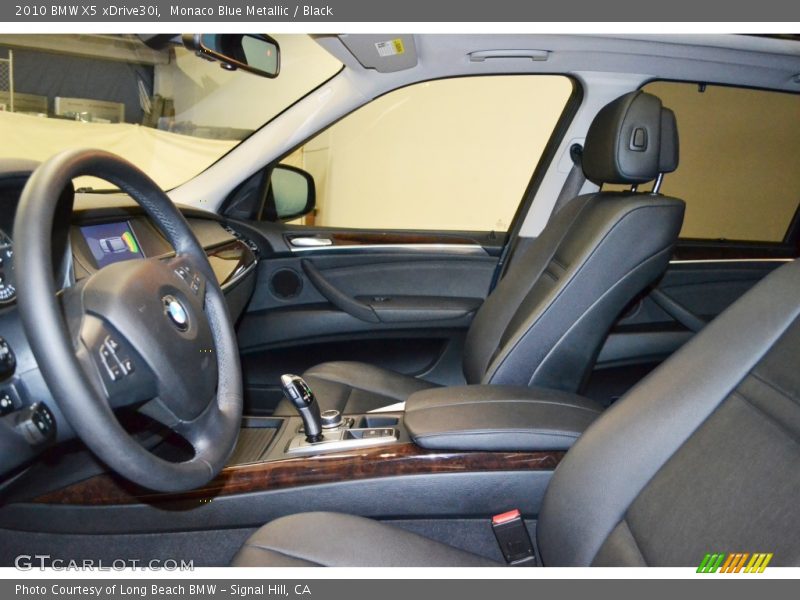 Monaco Blue Metallic / Black 2010 BMW X5 xDrive30i