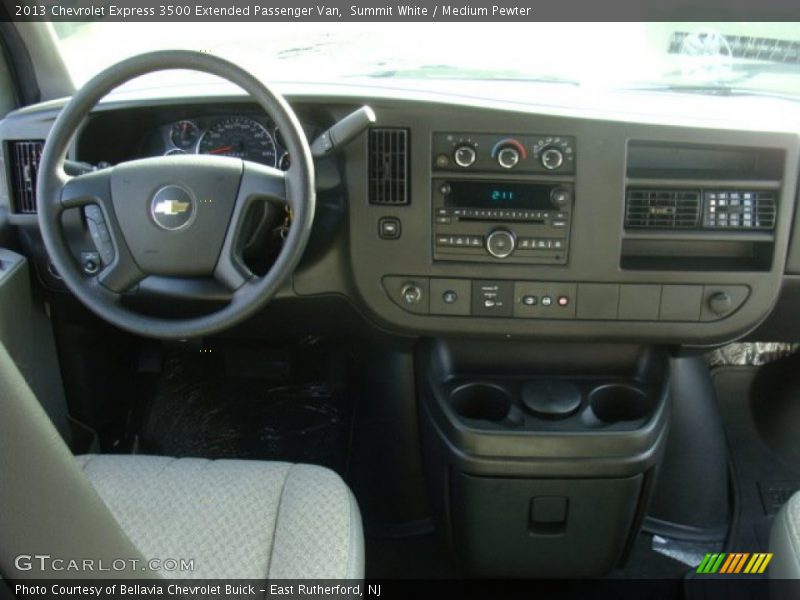Summit White / Medium Pewter 2013 Chevrolet Express 3500 Extended Passenger Van