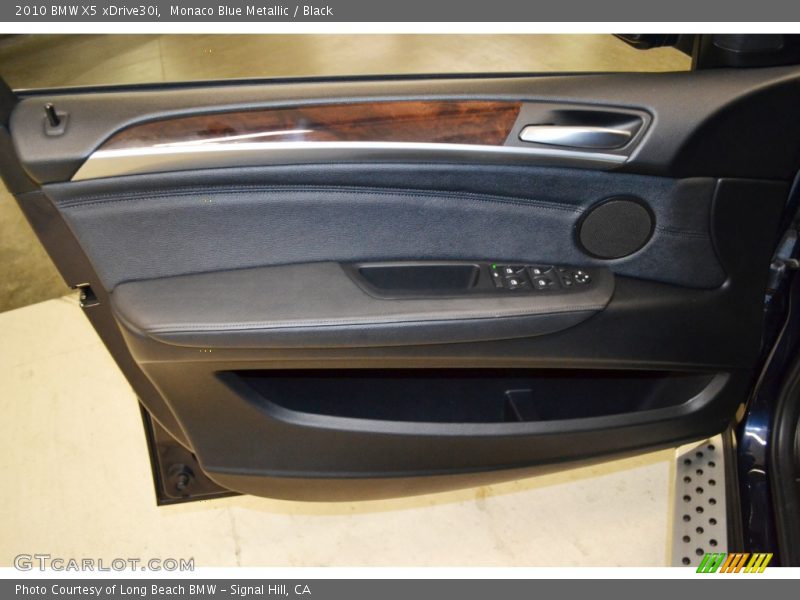 Monaco Blue Metallic / Black 2010 BMW X5 xDrive30i