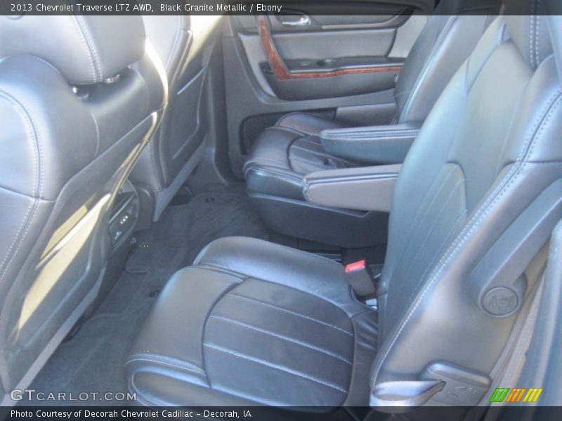 Black Granite Metallic / Ebony 2013 Chevrolet Traverse LTZ AWD