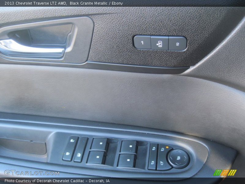Black Granite Metallic / Ebony 2013 Chevrolet Traverse LTZ AWD