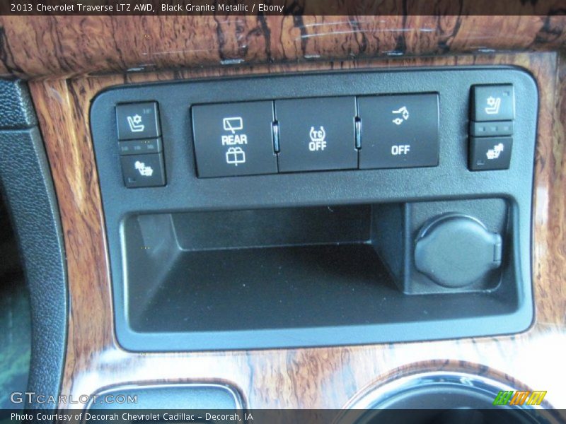 Black Granite Metallic / Ebony 2013 Chevrolet Traverse LTZ AWD