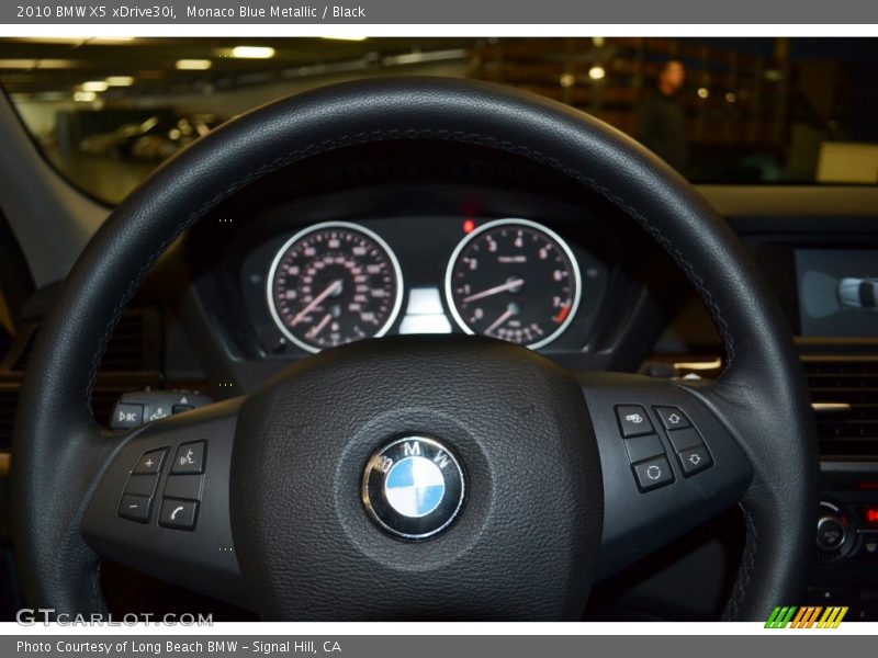 Monaco Blue Metallic / Black 2010 BMW X5 xDrive30i