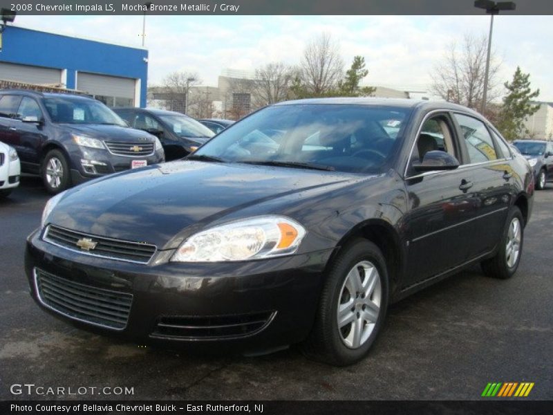 Mocha Bronze Metallic / Gray 2008 Chevrolet Impala LS