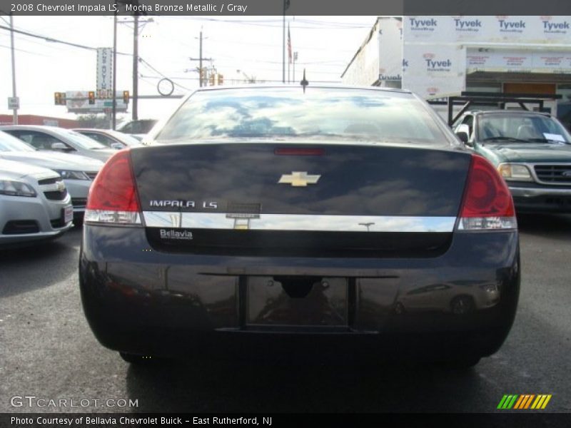 Mocha Bronze Metallic / Gray 2008 Chevrolet Impala LS
