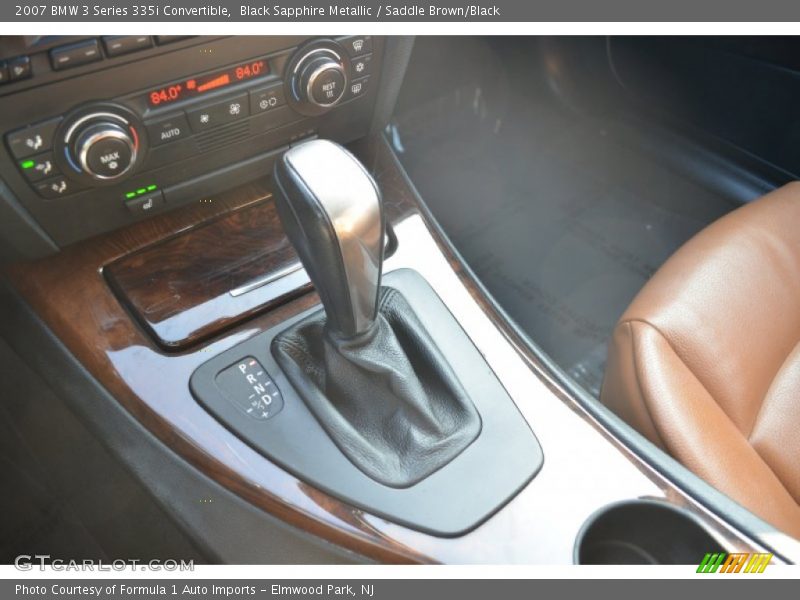 Black Sapphire Metallic / Saddle Brown/Black 2007 BMW 3 Series 335i Convertible