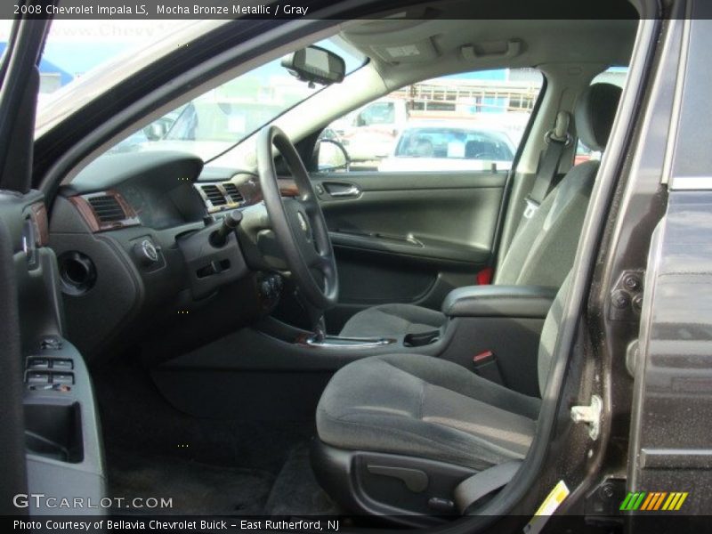 Mocha Bronze Metallic / Gray 2008 Chevrolet Impala LS