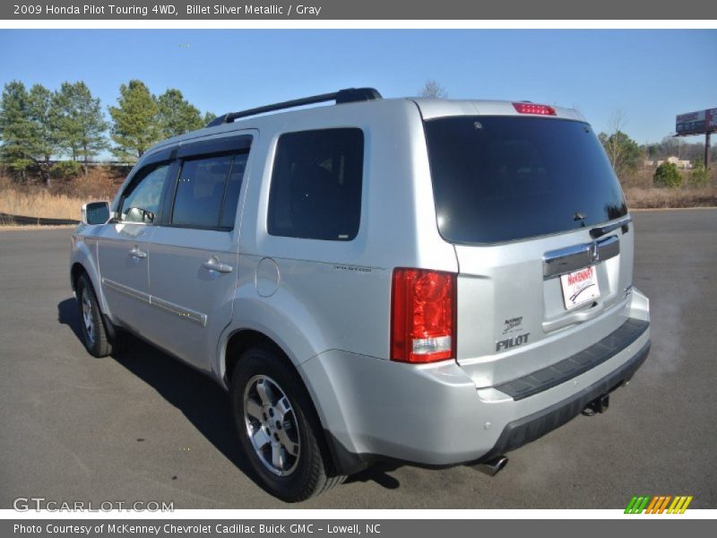 Billet Silver Metallic / Gray 2009 Honda Pilot Touring 4WD