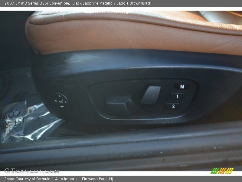 Black Sapphire Metallic / Saddle Brown/Black 2007 BMW 3 Series 335i Convertible