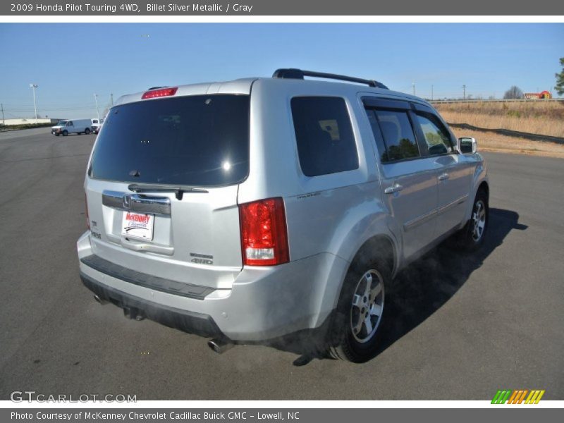 Billet Silver Metallic / Gray 2009 Honda Pilot Touring 4WD