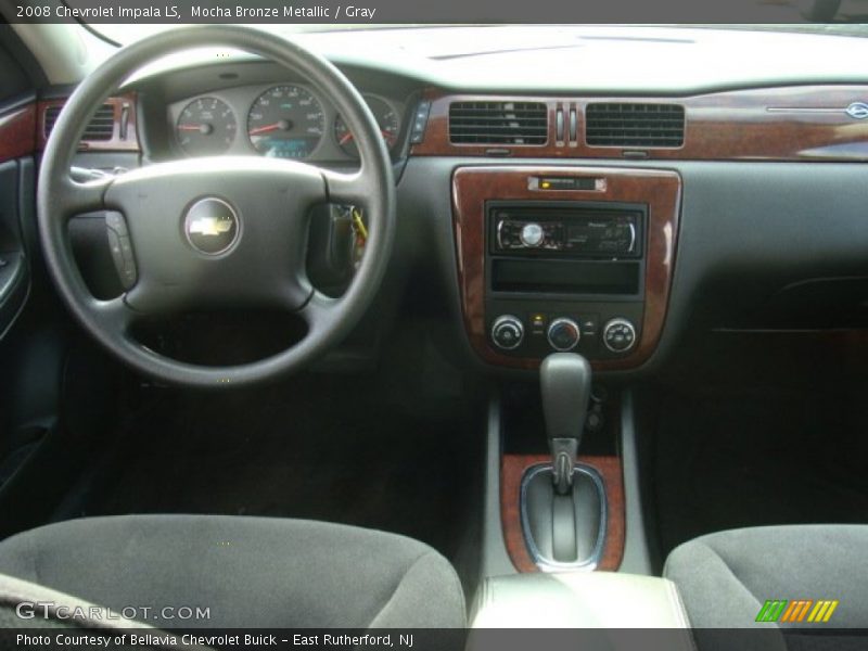 Mocha Bronze Metallic / Gray 2008 Chevrolet Impala LS