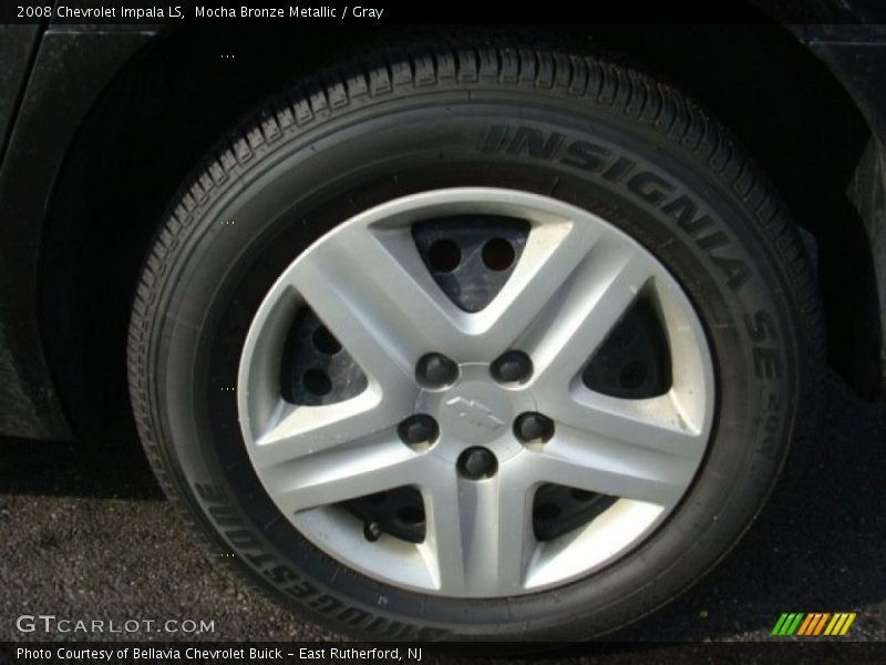 Mocha Bronze Metallic / Gray 2008 Chevrolet Impala LS