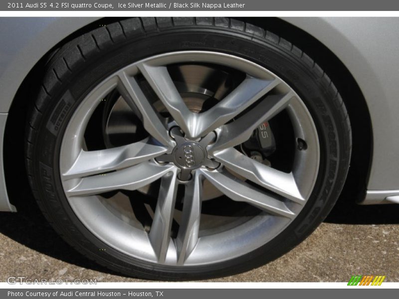 Ice Silver Metallic / Black Silk Nappa Leather 2011 Audi S5 4.2 FSI quattro Coupe