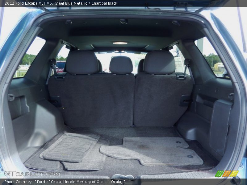 Steel Blue Metallic / Charcoal Black 2012 Ford Escape XLT V6