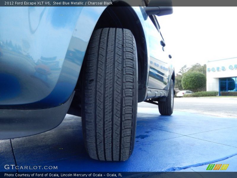 Steel Blue Metallic / Charcoal Black 2012 Ford Escape XLT V6