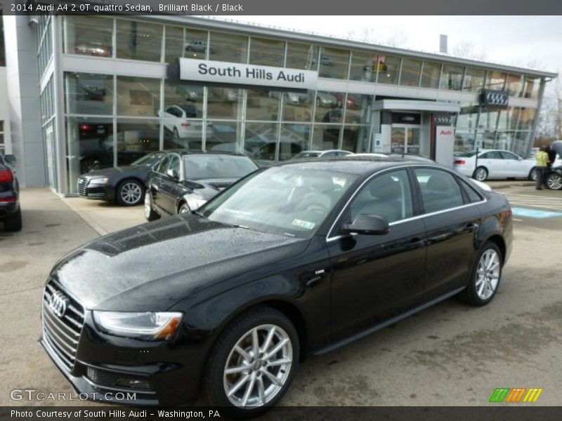 Brilliant Black / Black 2014 Audi A4 2.0T quattro Sedan