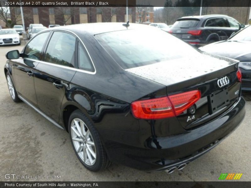 Brilliant Black / Black 2014 Audi A4 2.0T quattro Sedan