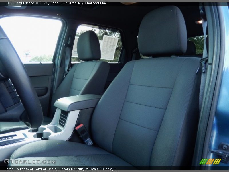 Steel Blue Metallic / Charcoal Black 2012 Ford Escape XLT V6