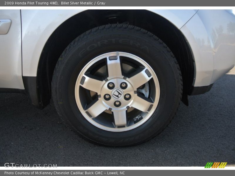 Billet Silver Metallic / Gray 2009 Honda Pilot Touring 4WD