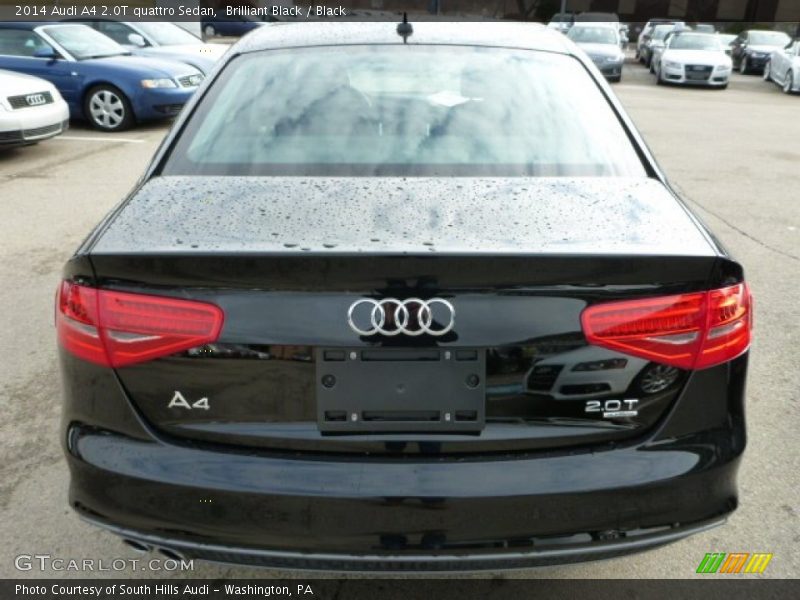 Brilliant Black / Black 2014 Audi A4 2.0T quattro Sedan