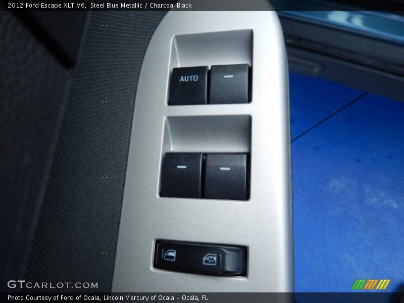 Steel Blue Metallic / Charcoal Black 2012 Ford Escape XLT V6