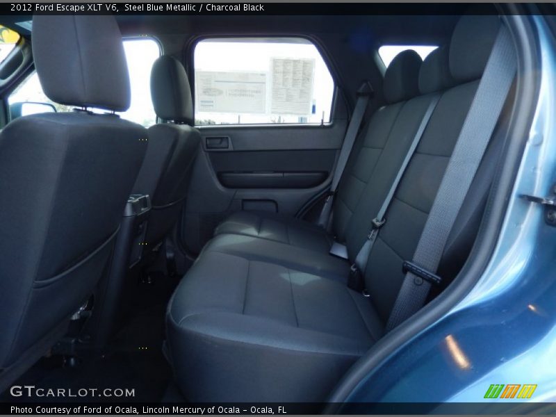Steel Blue Metallic / Charcoal Black 2012 Ford Escape XLT V6