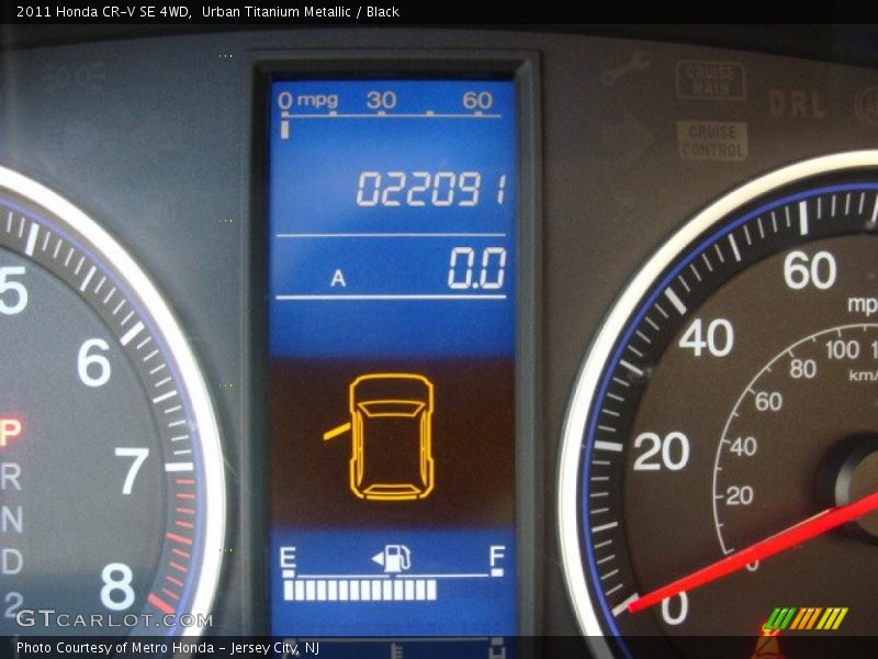 Urban Titanium Metallic / Black 2011 Honda CR-V SE 4WD