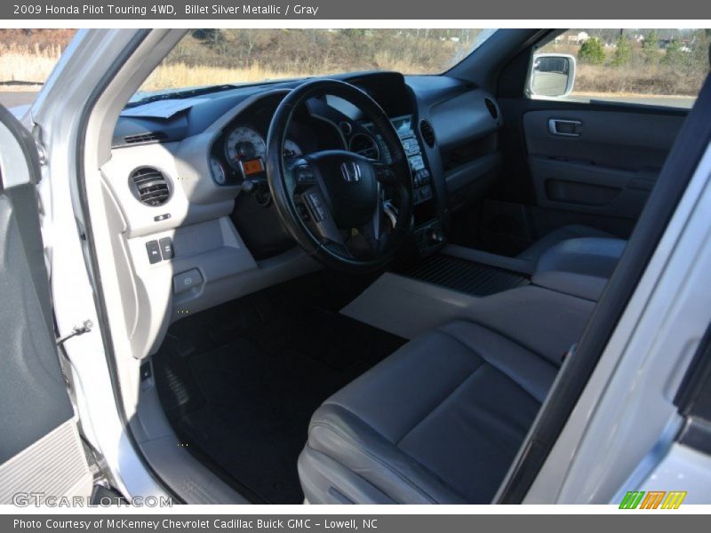 Billet Silver Metallic / Gray 2009 Honda Pilot Touring 4WD