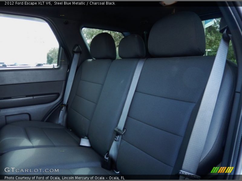 Steel Blue Metallic / Charcoal Black 2012 Ford Escape XLT V6